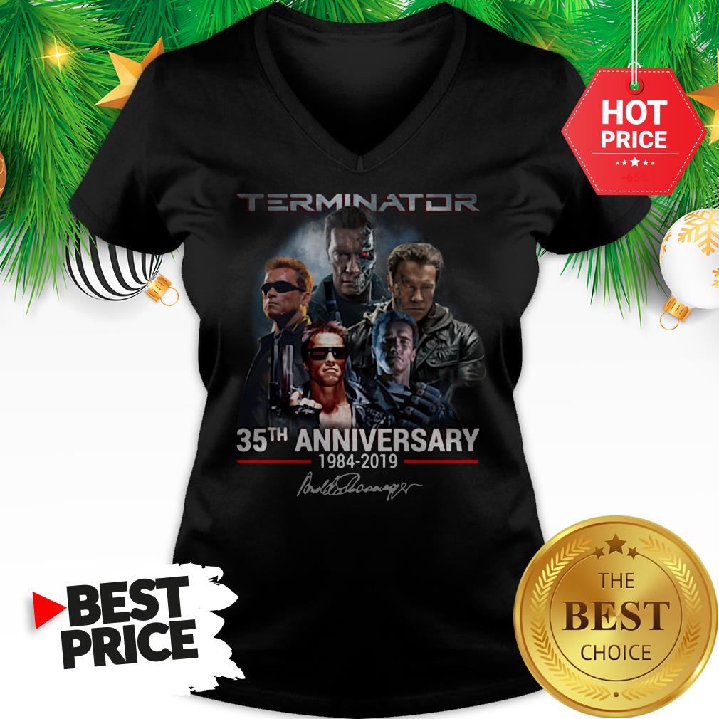 Official Terminator 35th Anniversary 1984-2019 Signature Shirt