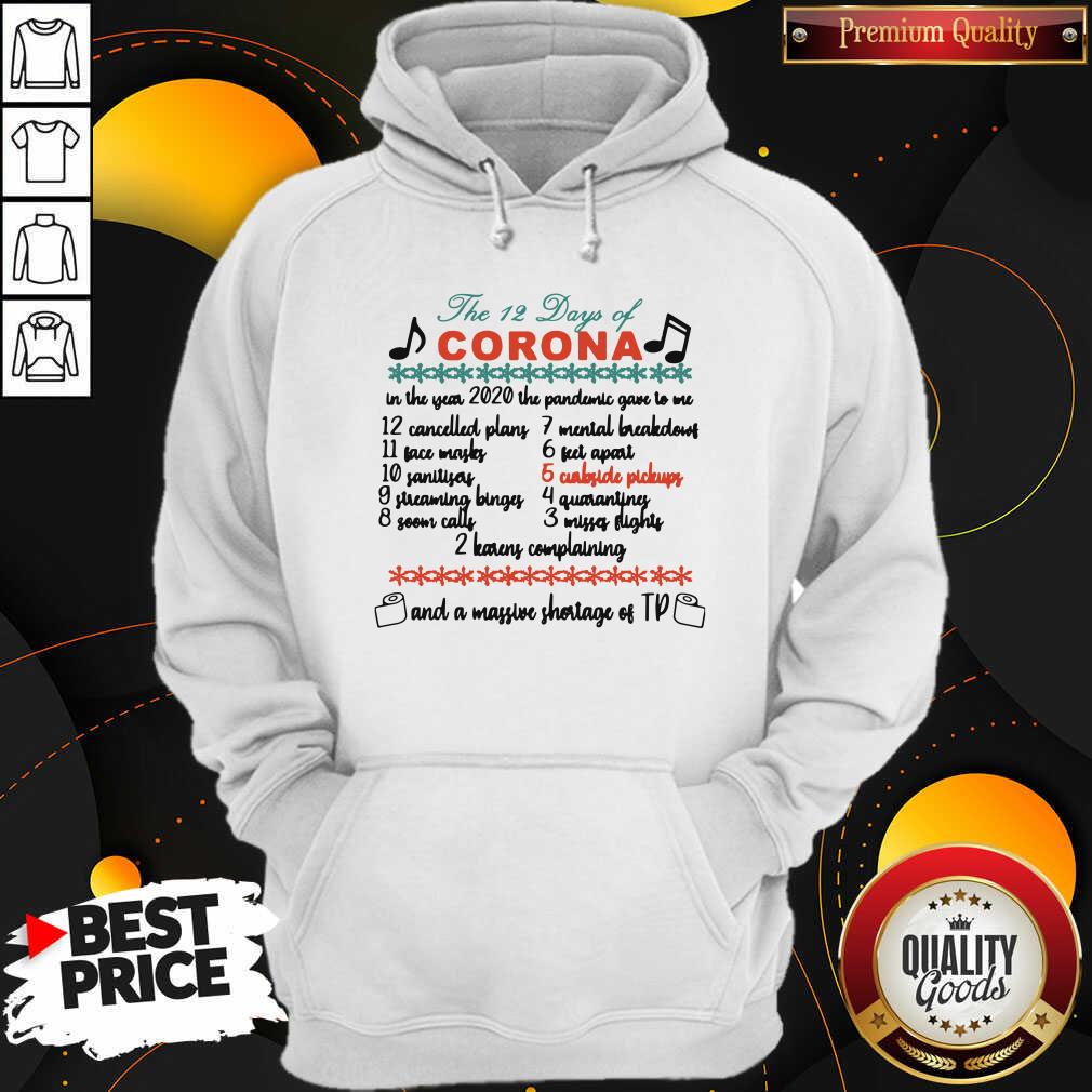 Official The 12 Days Of Corona Christmas Shirt