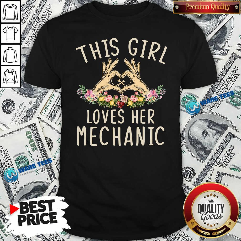 Official This Girl Loves Her Mechanic Vintage Shirt