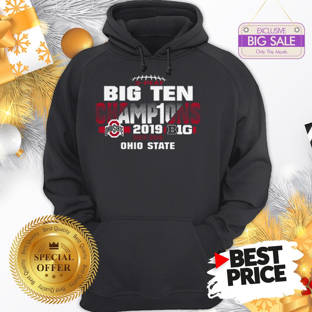 Official Top 2019 Big Ten Football Champions Ohio State Buckeyes Shirt