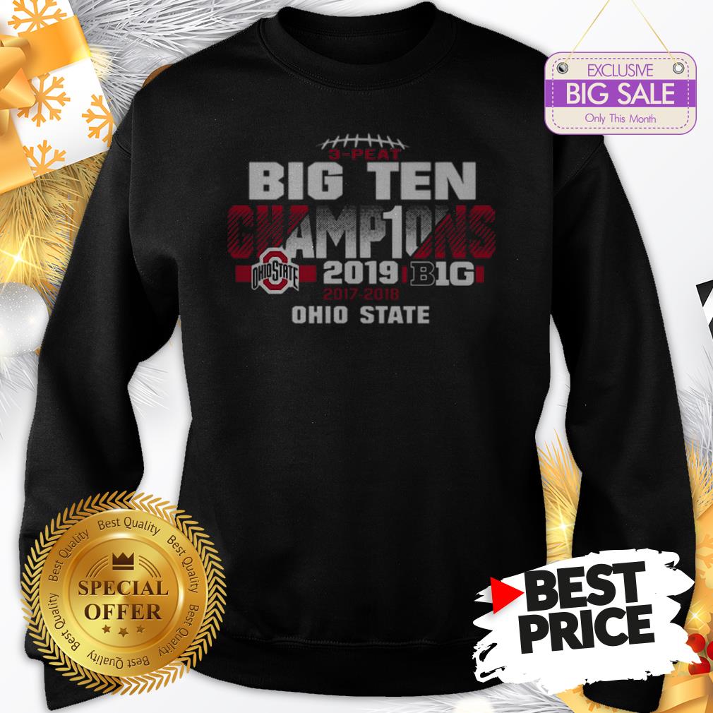 Official Top 2019 Big Ten Football Champions Ohio State Buckeyes Shirt