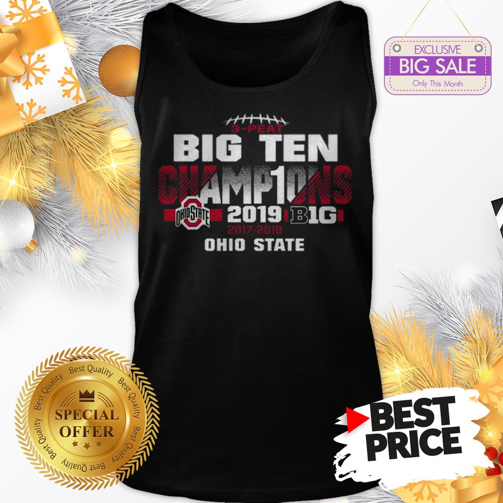 Official Top 2019 Big Ten Football Champions Ohio State Buckeyes Shirt