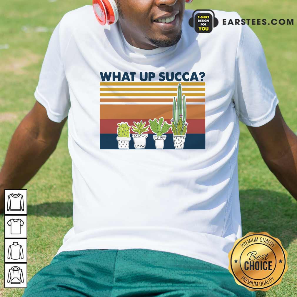 Official Vintage Gardening What Up Succa T-Shirt