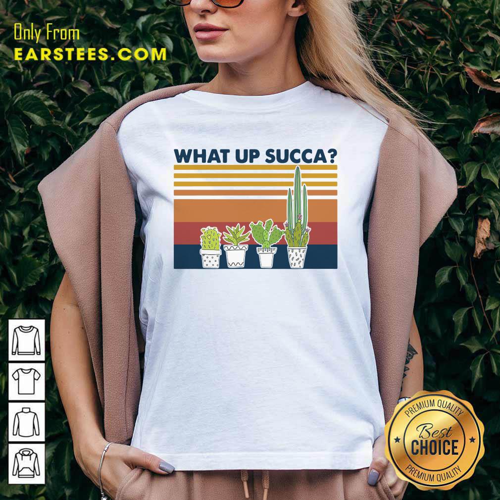 Official Vintage Gardening What Up Succa T-Shirt