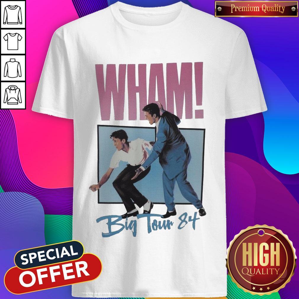 Official Wham Big Tour 84 George Michael Shirt