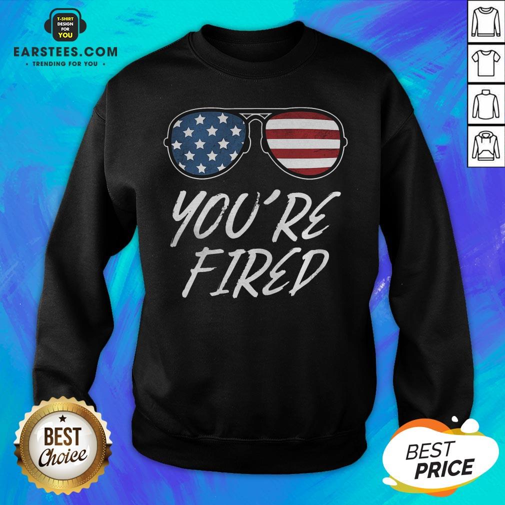 Official You’re Fired Glass American Flag Shirt