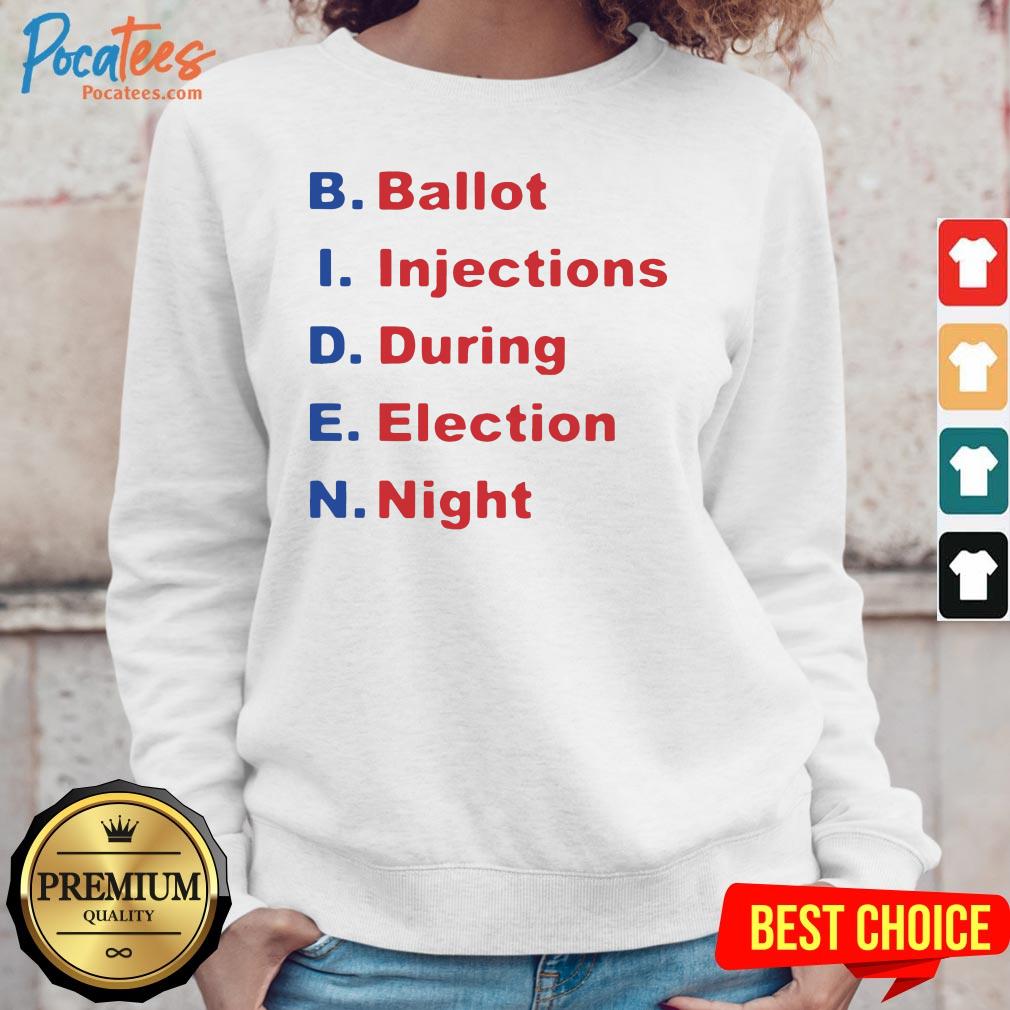 Offiical Biden Ballot Injection During Election Night Shirt