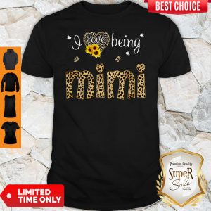 Premium I Love Being Mimi Leopard Sunflower Shirt