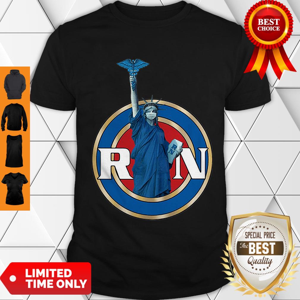 Nice Statue Of Liberty RN Registered Nurses Shirt