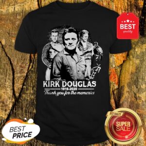 Kirk Douglas 1916 2020 Thank You For The Memories Signature Shirt