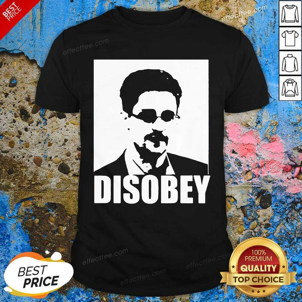 Original Edward Snowden Disobey Shirt