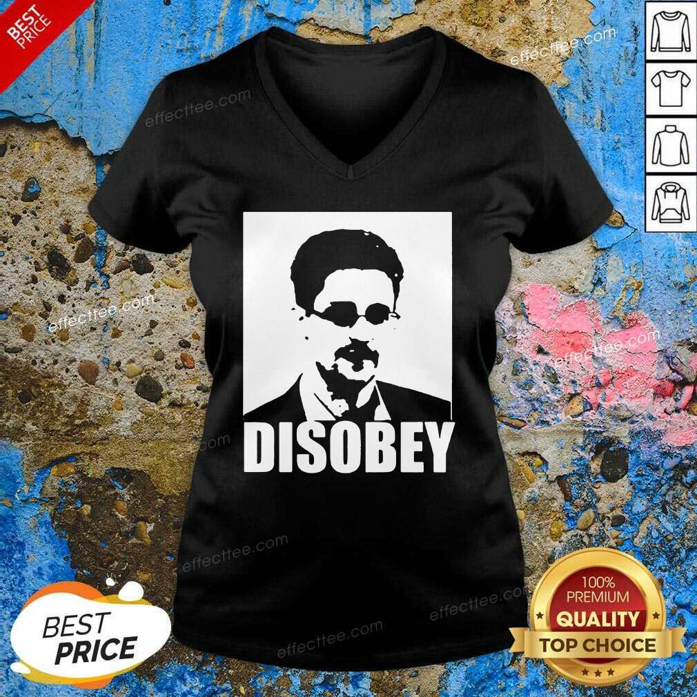 Original Edward Snowden Disobey Shirt