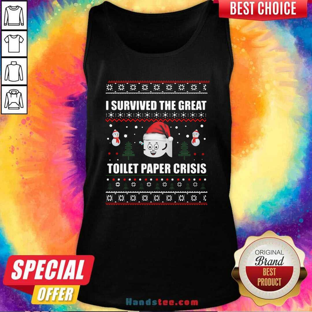 Original I Survived Great Toilet Paper Crisis Ugly Christmas Shirt