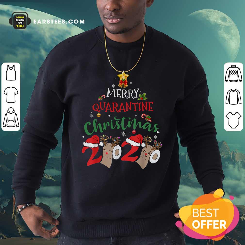 Original Merry Quarantine Christmas 2020 Pajamas Christmas Shirt