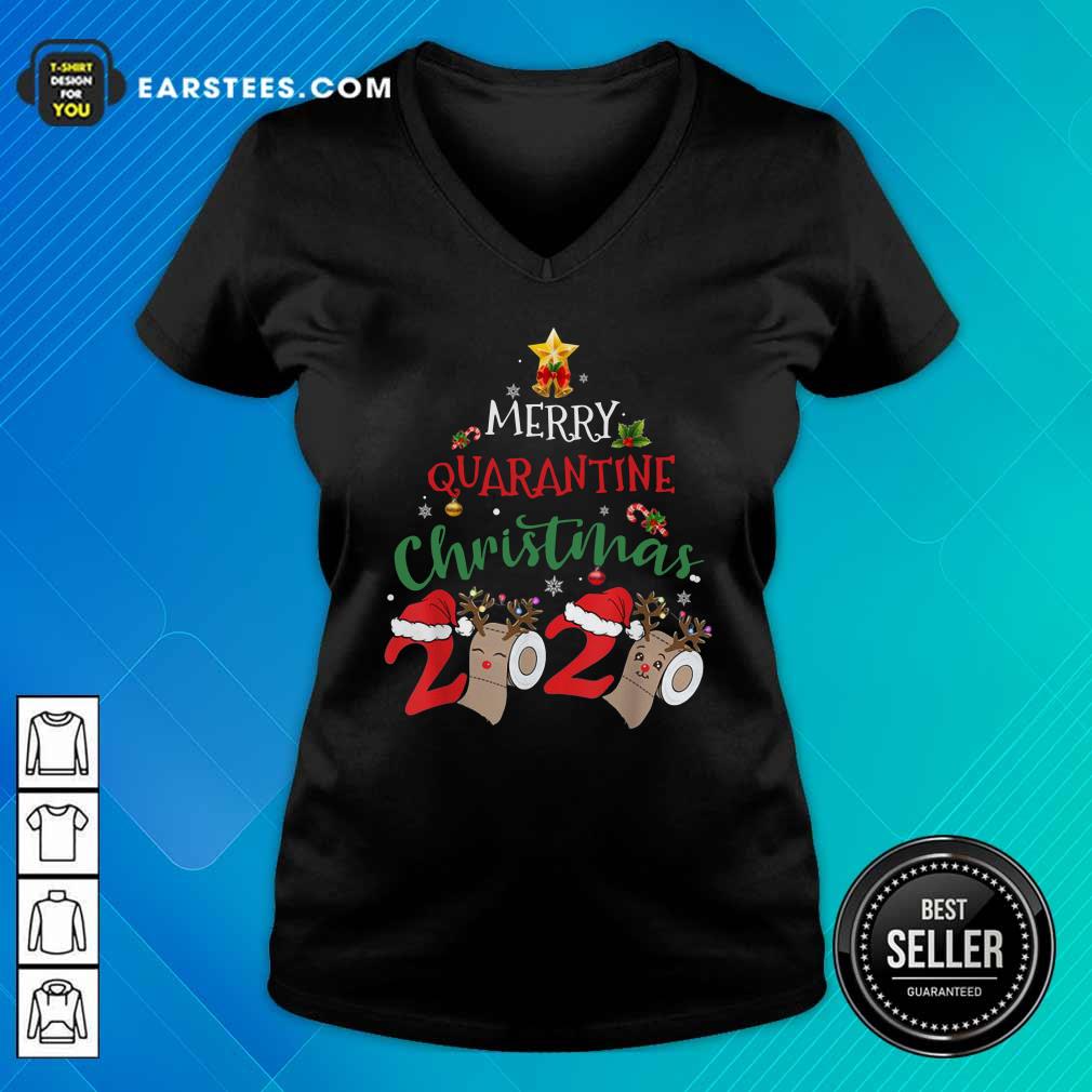 Original Merry Quarantine Christmas 2020 Pajamas Christmas Shirt