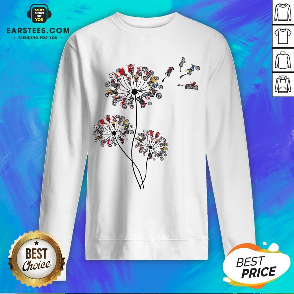 Original Motorcycle Lover Dandelion Shirt
