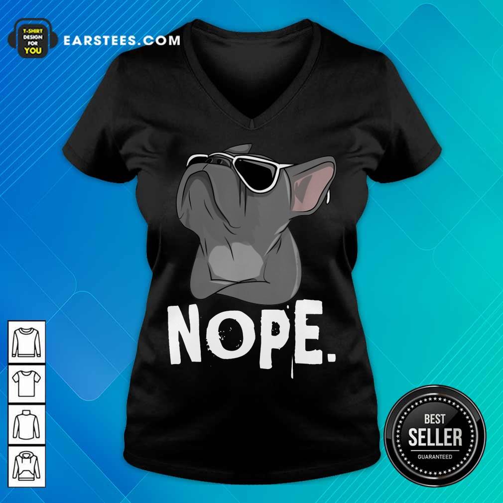 Original Nope Lazy Frenchie Bulldog Shirt