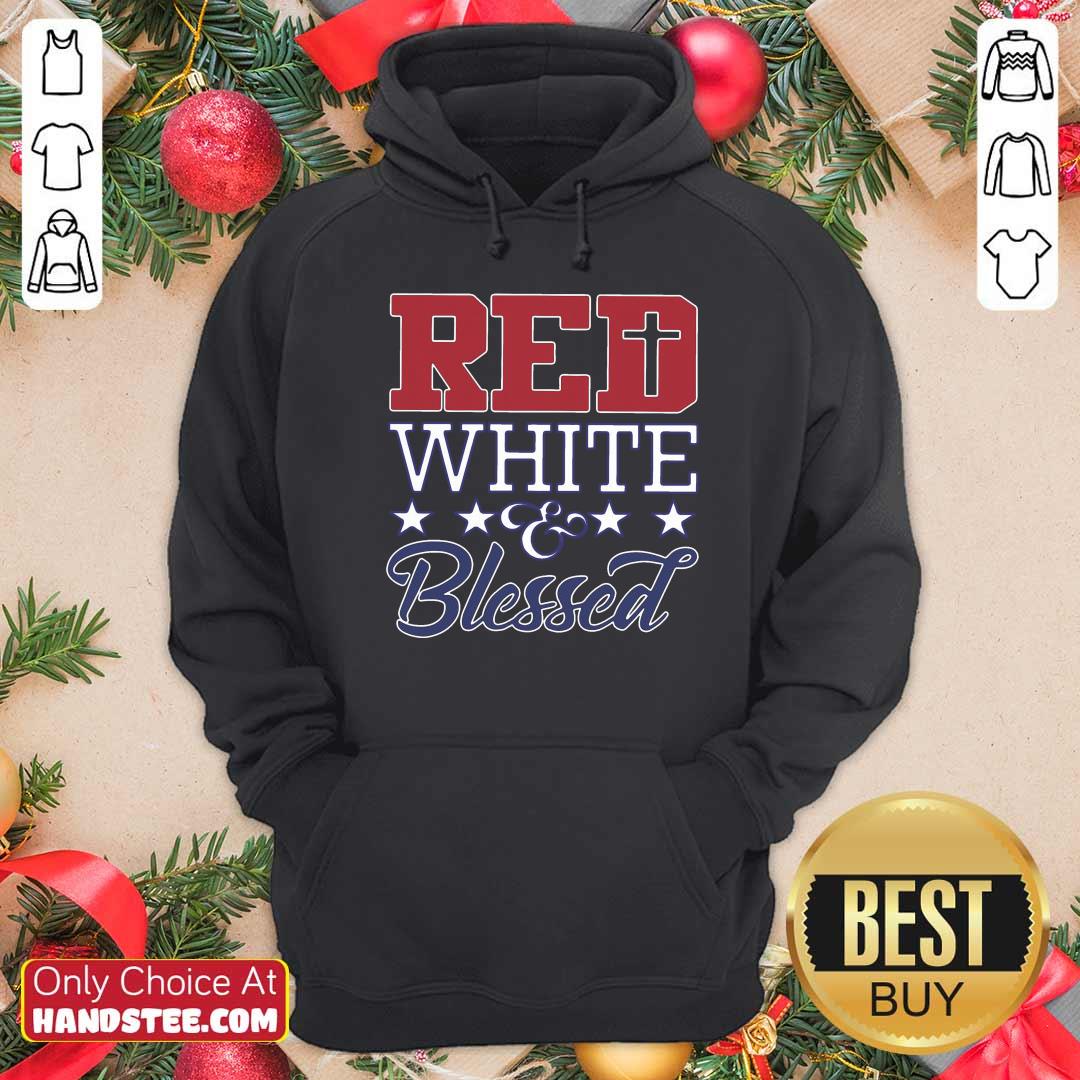 Original Red White And Blessed Vintage Shirt