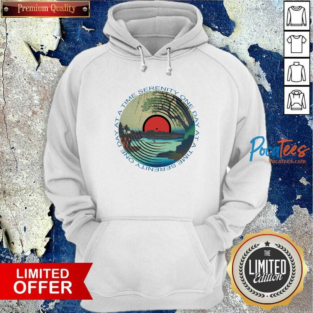 Original Sobriety Serenity One Day At A Time AA Sober Shirt