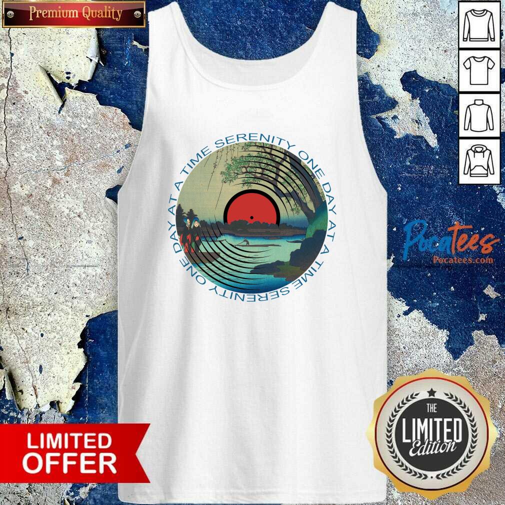 Original Sobriety Serenity One Day At A Time AA Sober Shirt