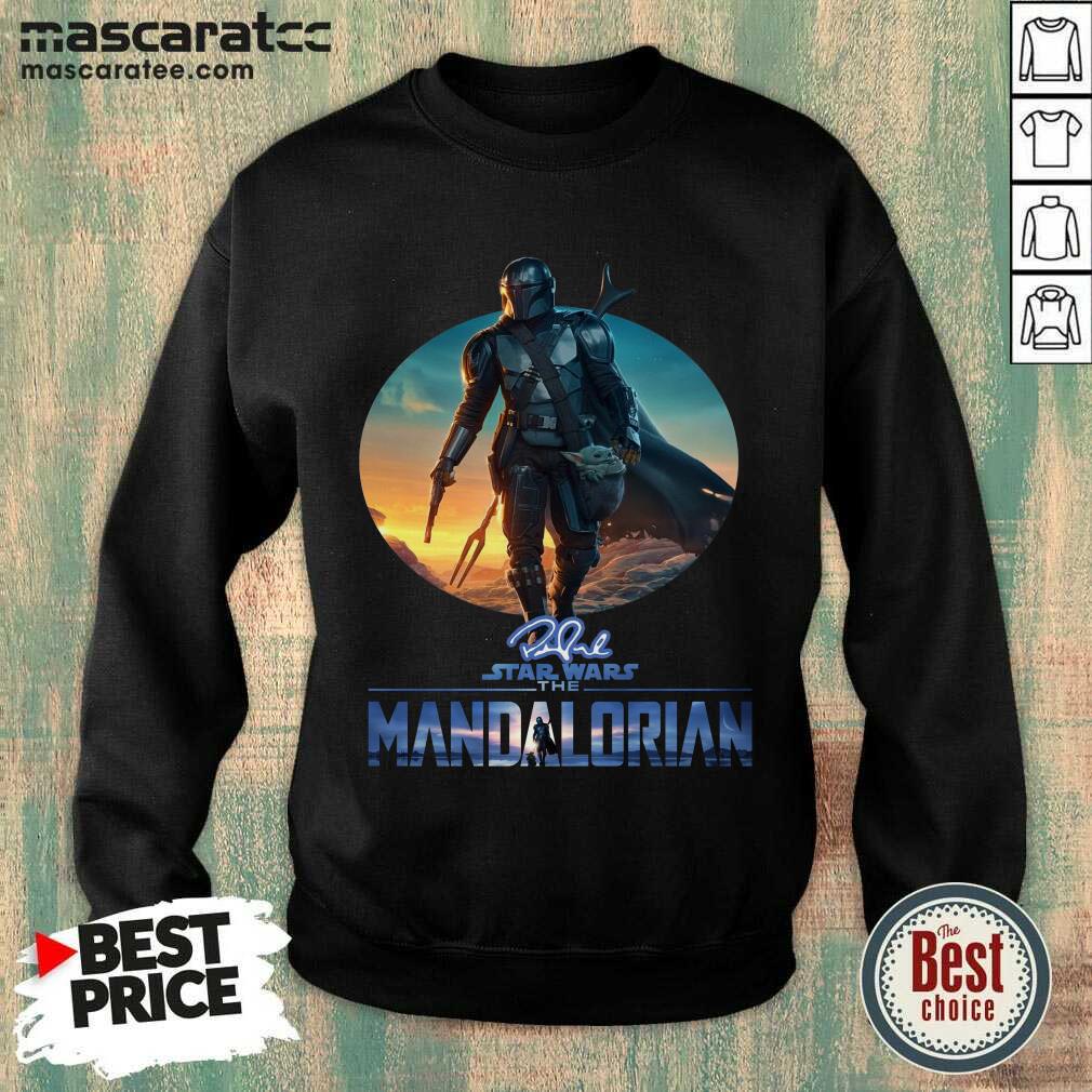 Original The Mandalorian Star Wars Signature Sunset Shirt