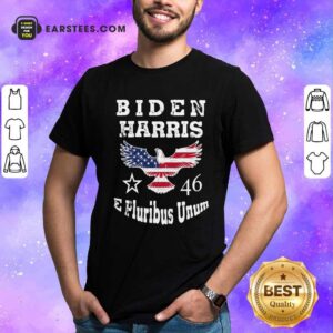 Hot Biden Harris E Pluribus Unum 2021 Inauguration Eagle American Flag Shirt