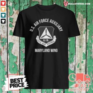 Love U.S Air force auxiliary Maryland Wing Civil Air Patrol Shirt