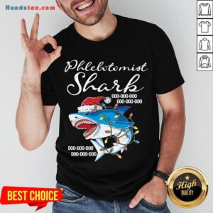 Premium Phlebotomist Shark Doo Doo Doo Shirt