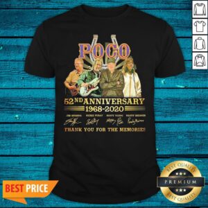 Pro Po Co 52nd Anniversary 1968 2020 Signatures Thank You For The Memories Shirt