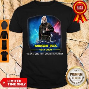 Official Andrew Jack 1944 2020 Thank You For The Memories Signature Shirt