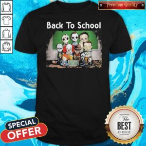 Horror Movie Character Back To School Shirt
