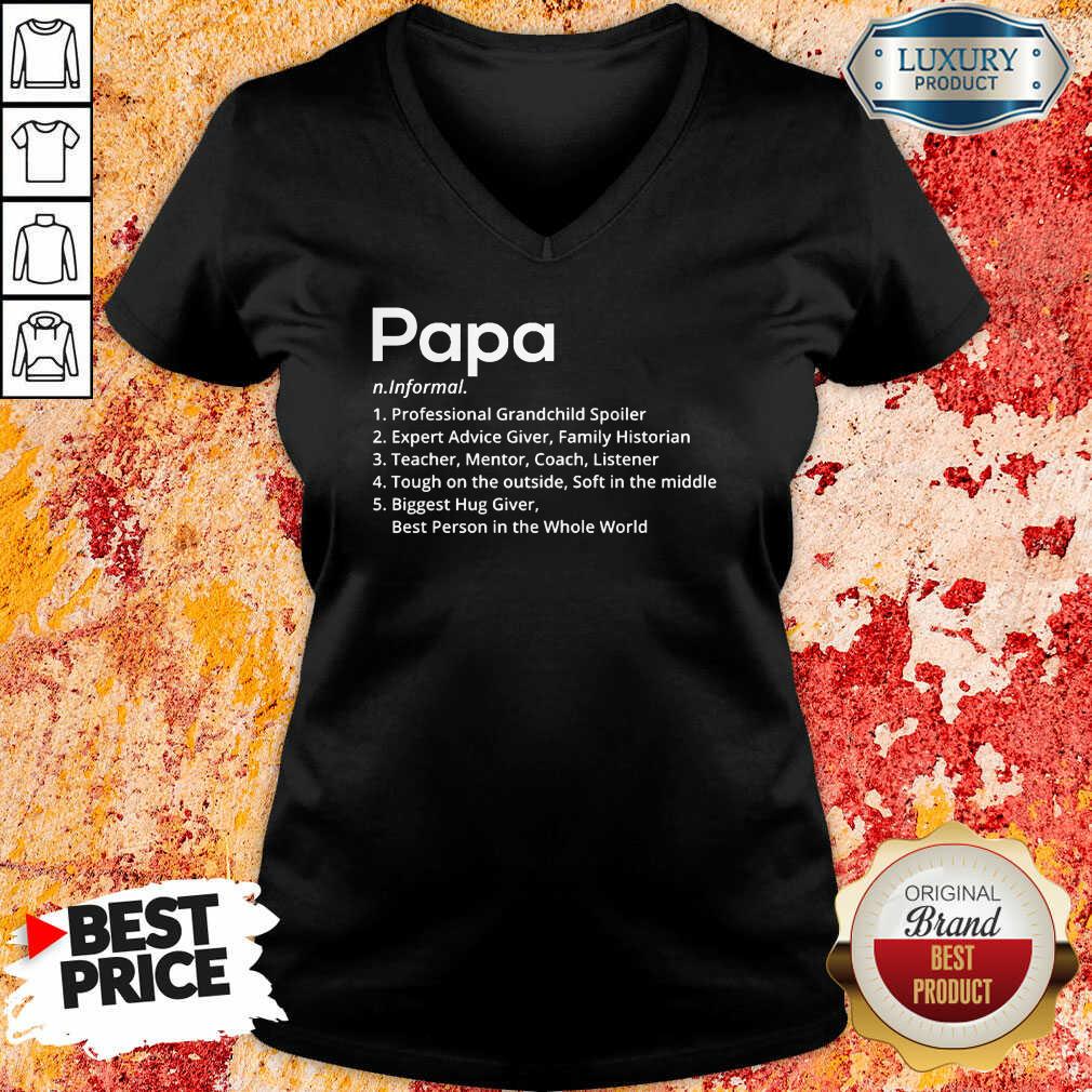 Papa Informal Professional Grandchild Spoiler Shirt