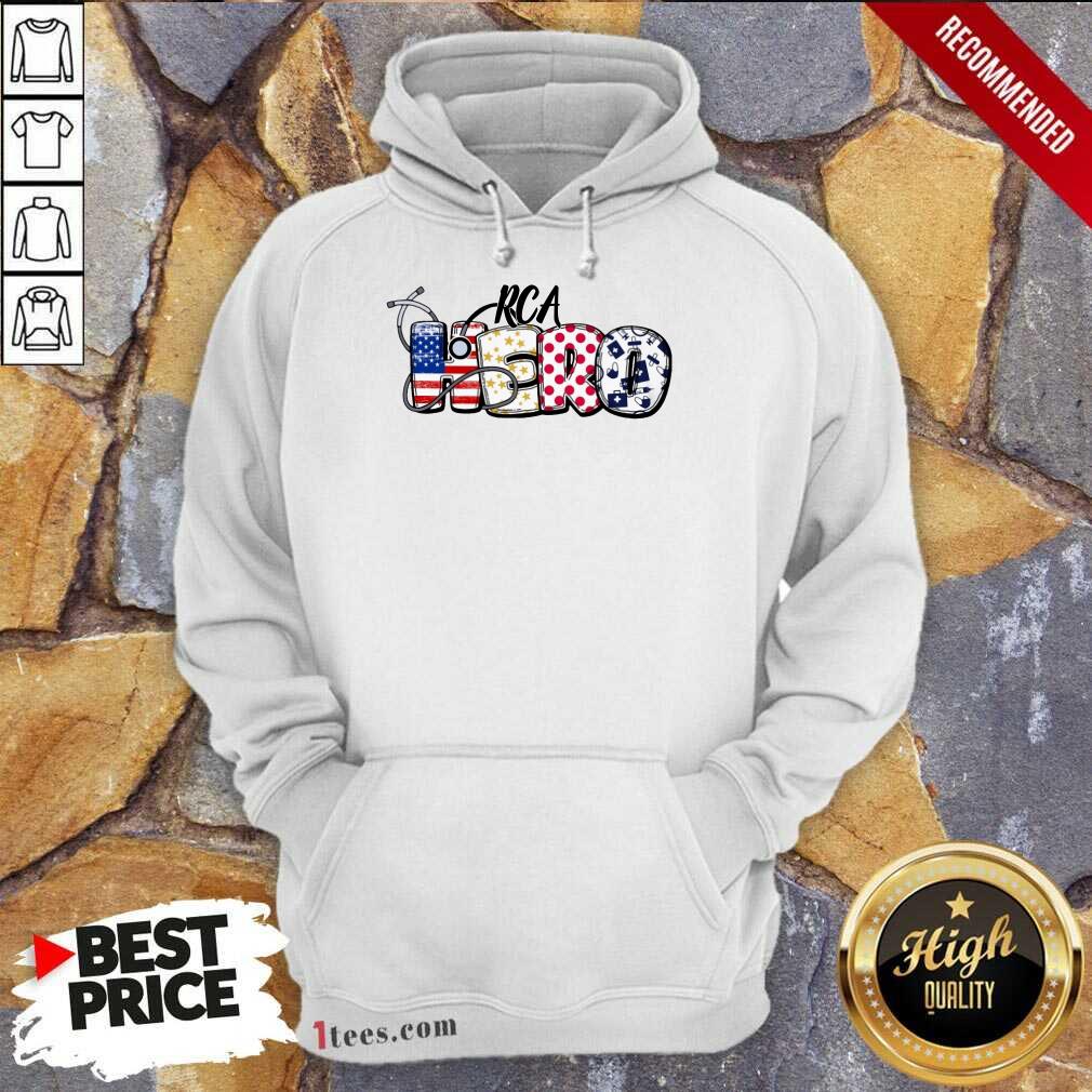 PCA Hero Shirt For Nurse Doctor Medical American Flag Shirt