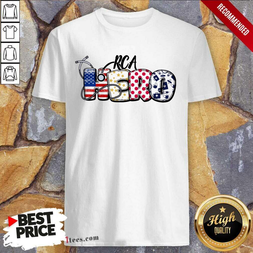 PCA Hero Shirt For Nurse Doctor Medical American Flag Shirt