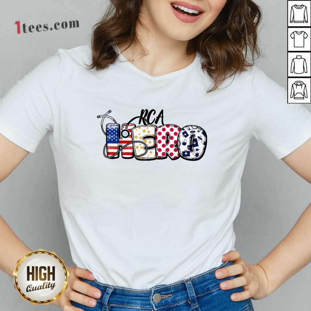 PCA Hero Shirt For Nurse Doctor Medical American Flag Shirt