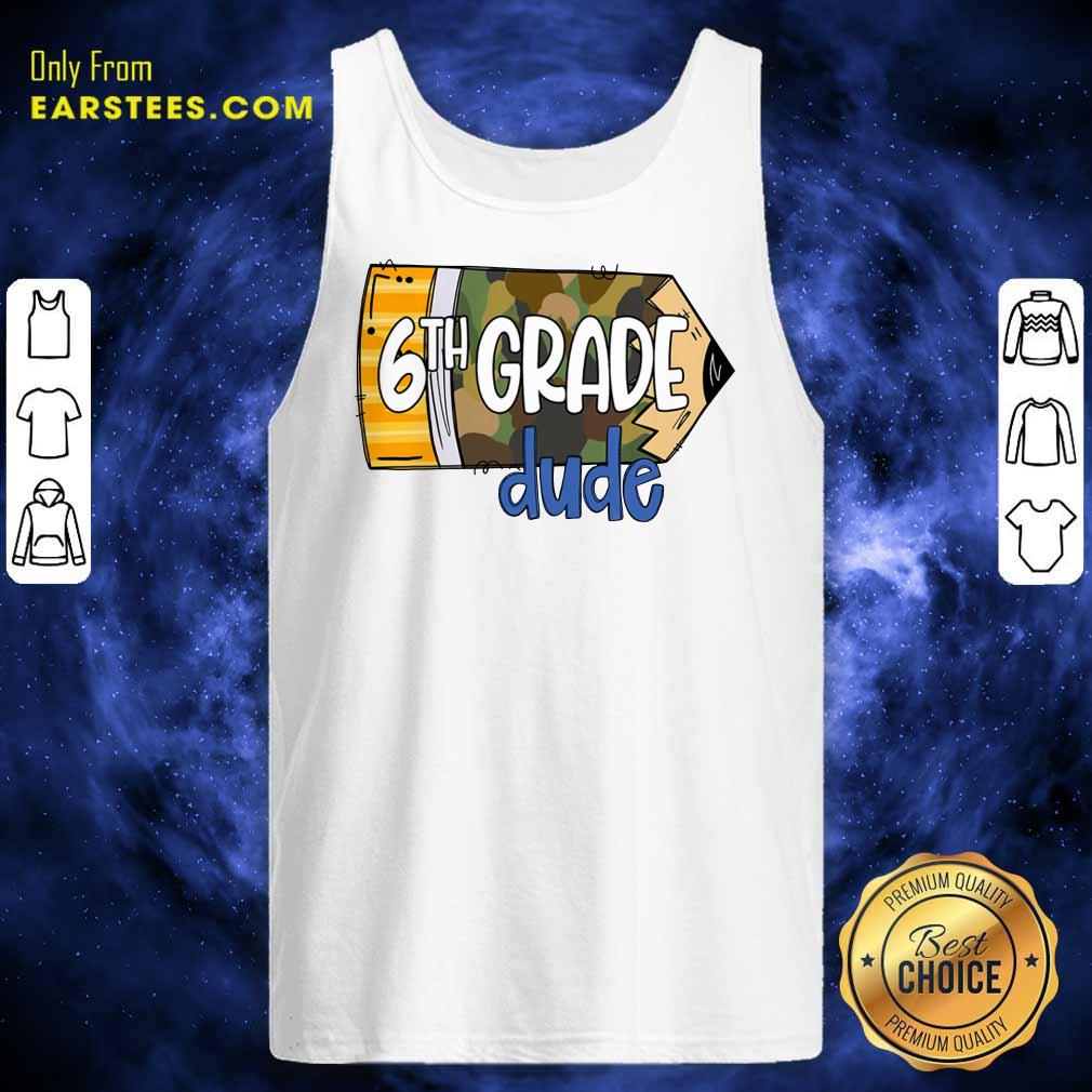 Pencil Camo 7th Grade Dude Shirt