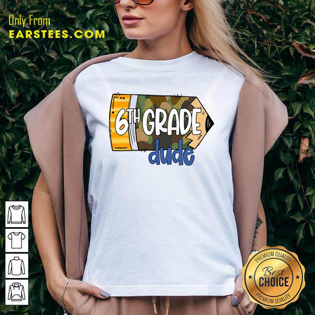 Pencil Camo 7th Grade Dude Shirt