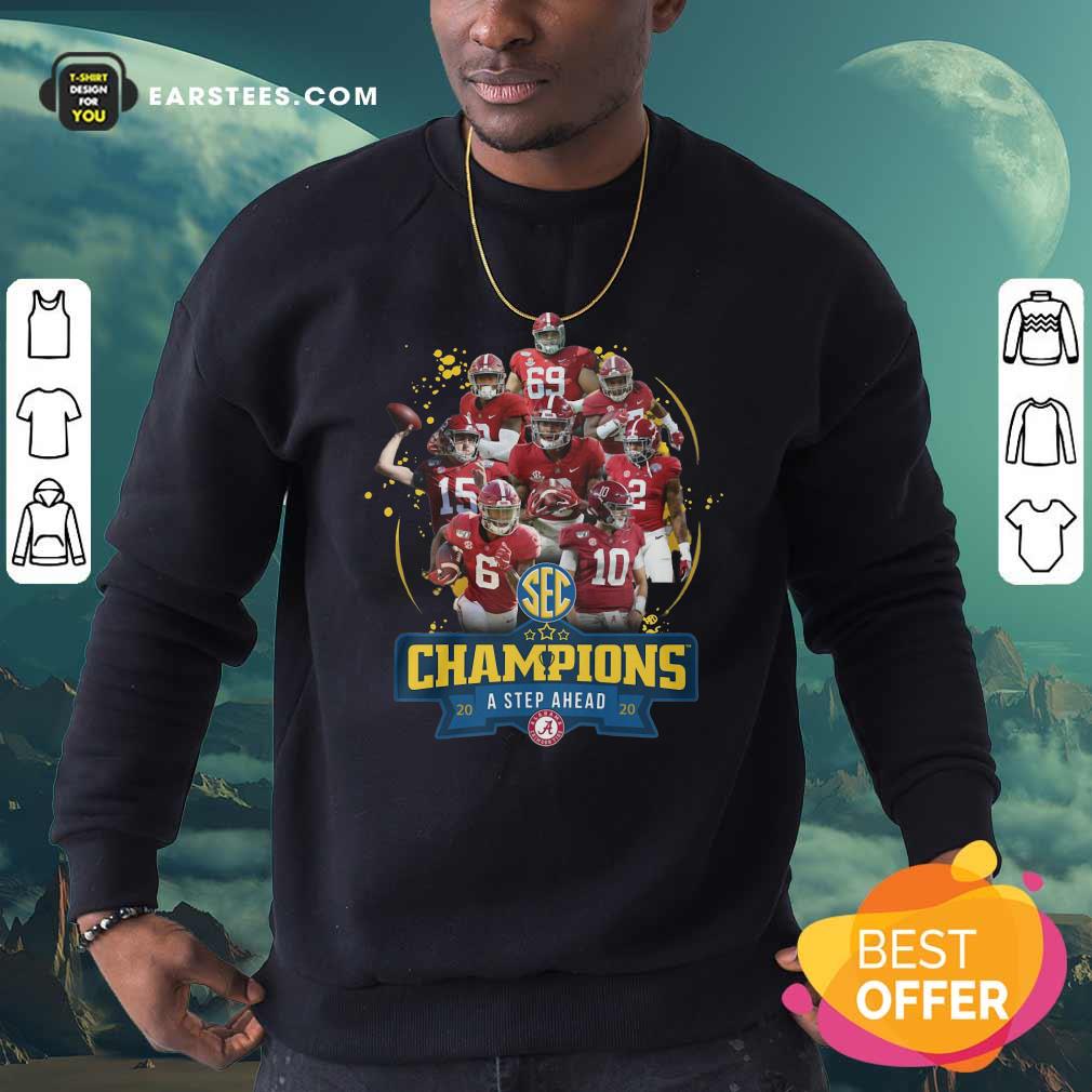 Perfect Alabama Crimson Tide Champions A Step Ahead 2020 Shirt