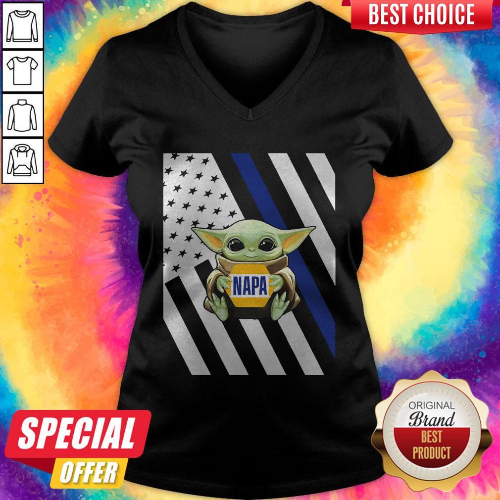 Perfect American Flag Baby Yoda Hug Napa Shirt
