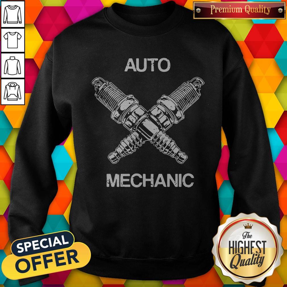 Perfect Auto Mechanic Two Screws White Shirt