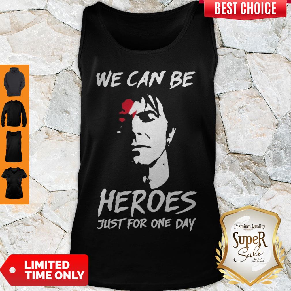 Perfect David Bowie We Can Be Heroes Just For One Day Shirt