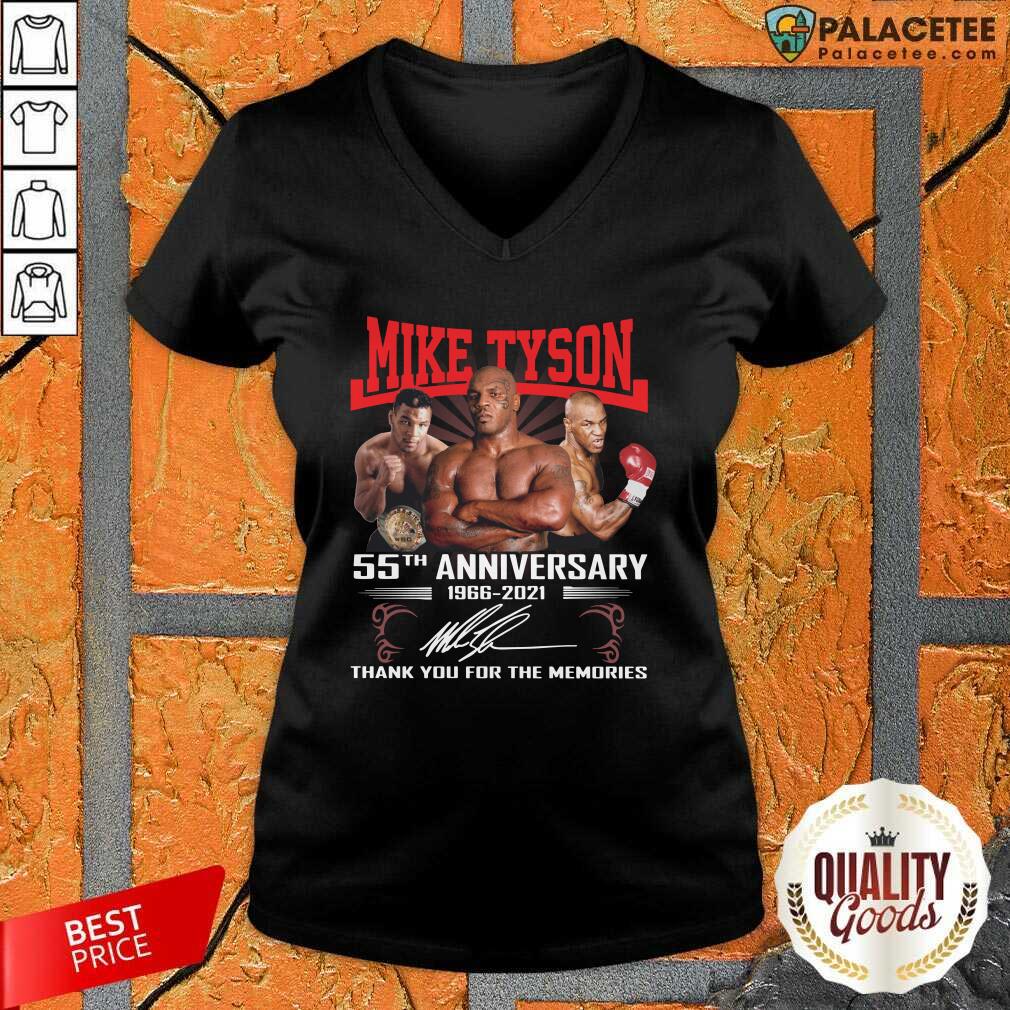Perfect Mike Tyson 55Th 1966 2021 Signature Thank You For The Memories Shirt
