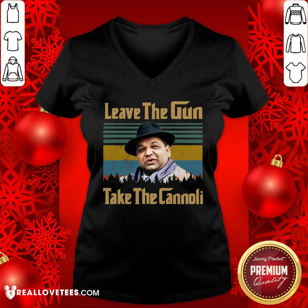 Perfect Peter Clemenza Godfather Leave The Gun Take The Cannoli Vintage Shirt
