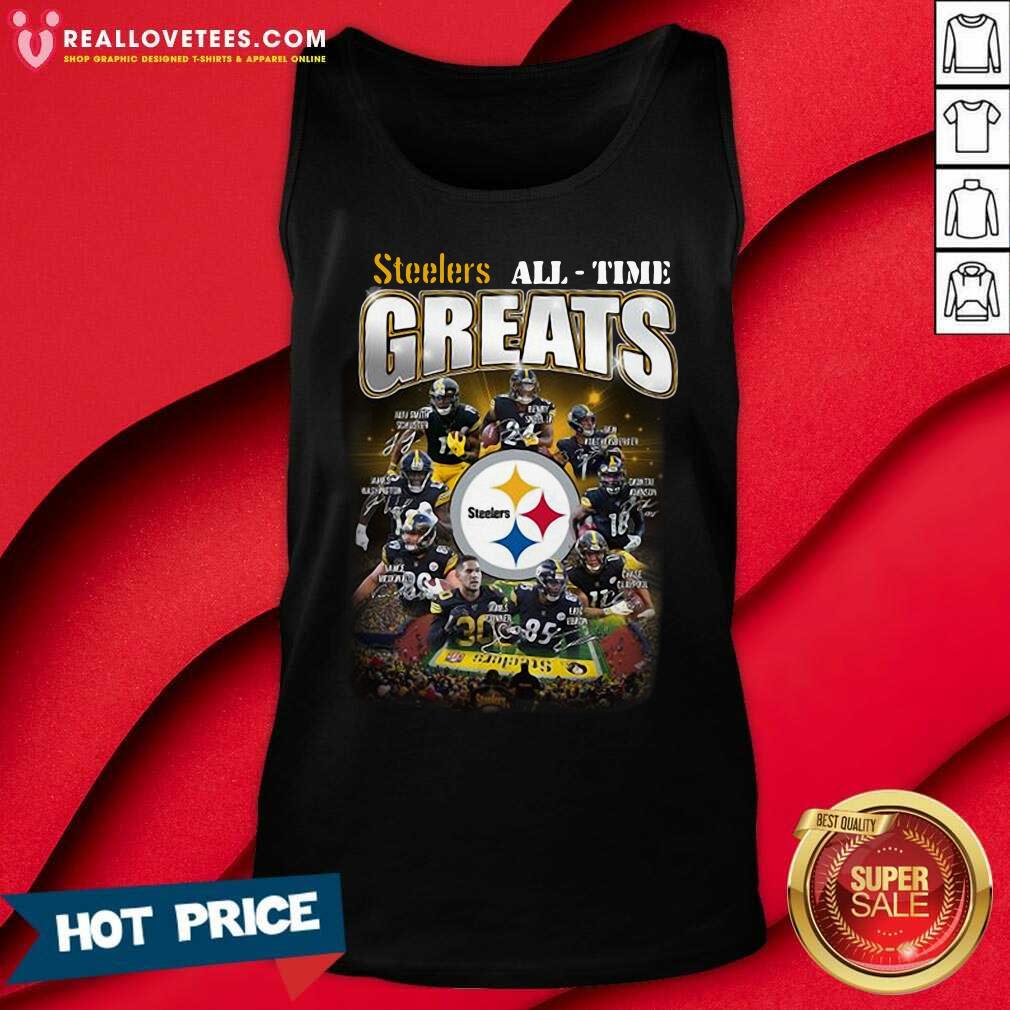 Perfect Pittsburgh Steelers All-time Greats Signatures Shirt