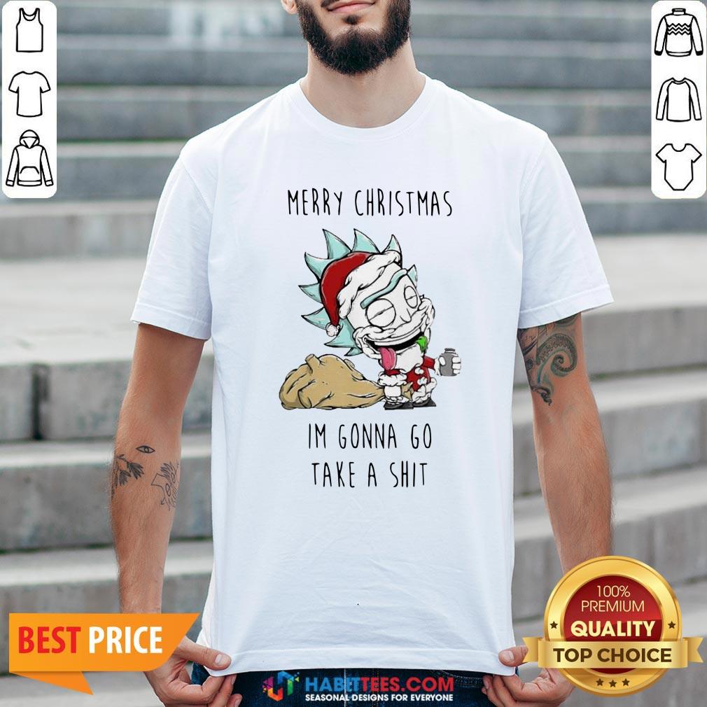 Perfect Santa Rick Merry Christmas I’m Gonna Go Take A Shit Shirt