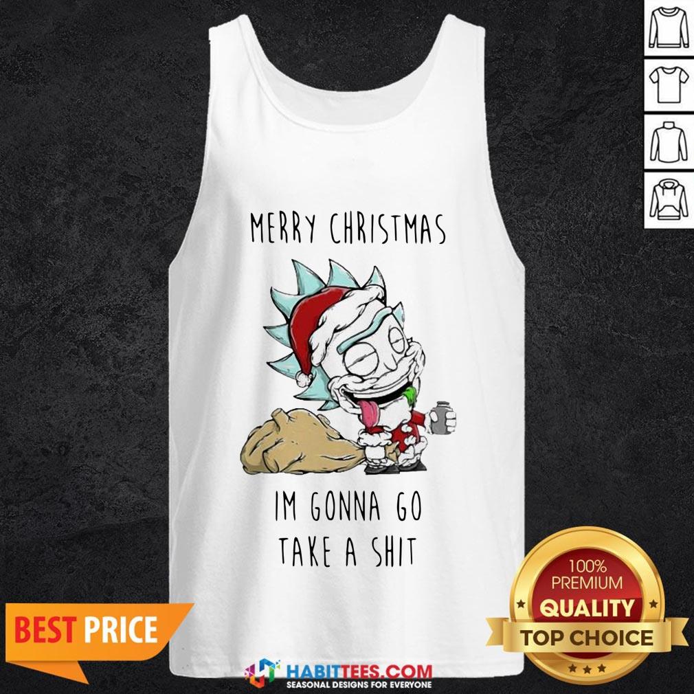 Perfect Santa Rick Merry Christmas I’m Gonna Go Take A Shit Shirt