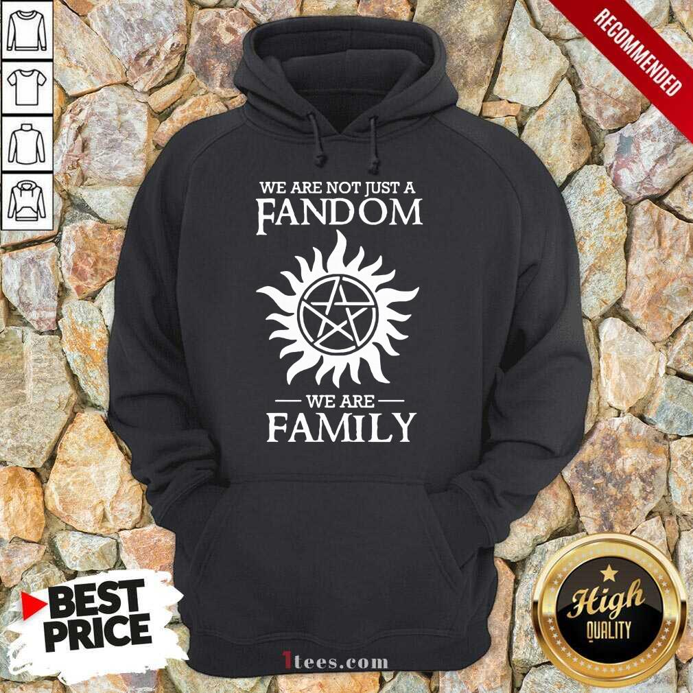 Perfect Supernatural We Are Not Just A Fandom We Are Family Shirt