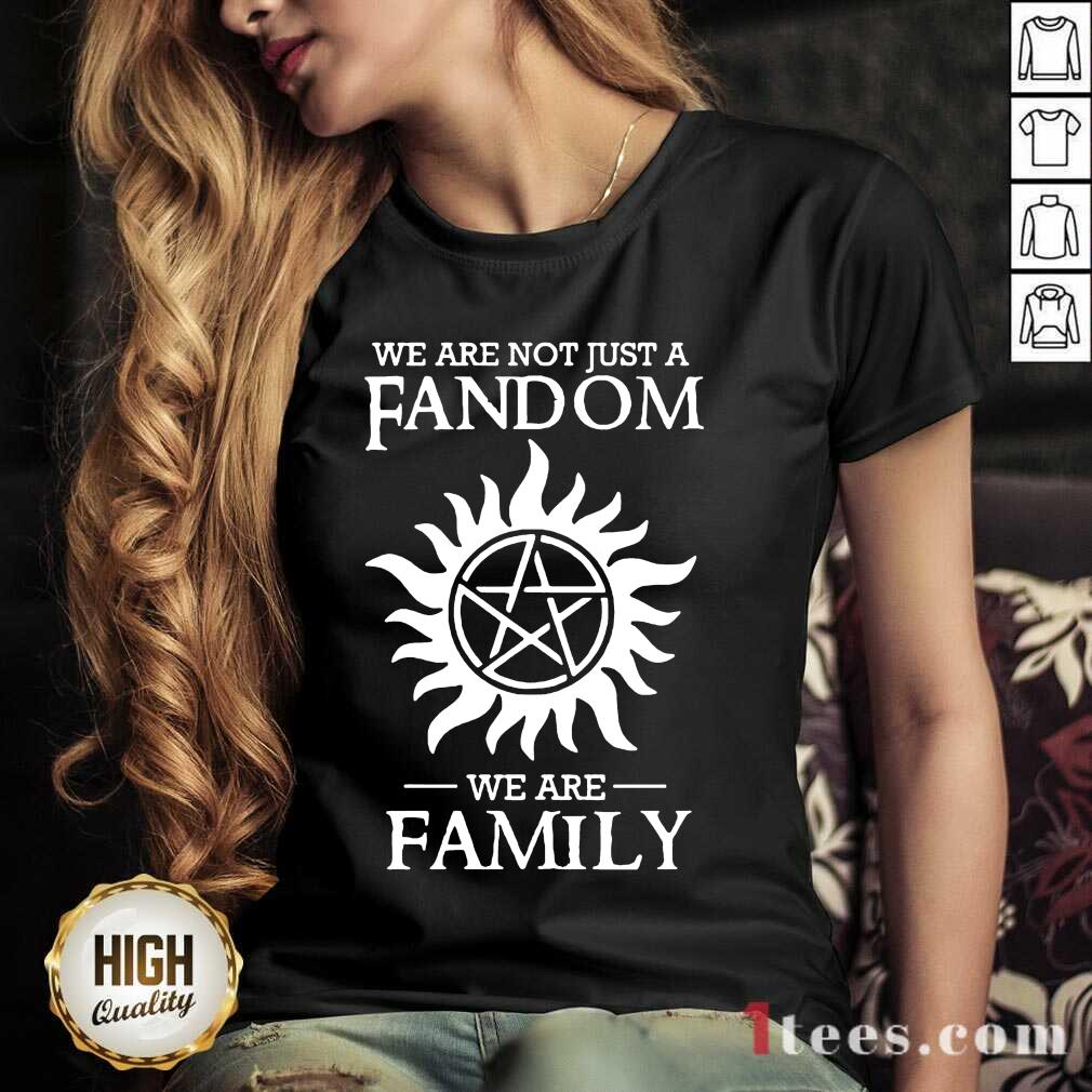 Perfect Supernatural We Are Not Just A Fandom We Are Family Shirt