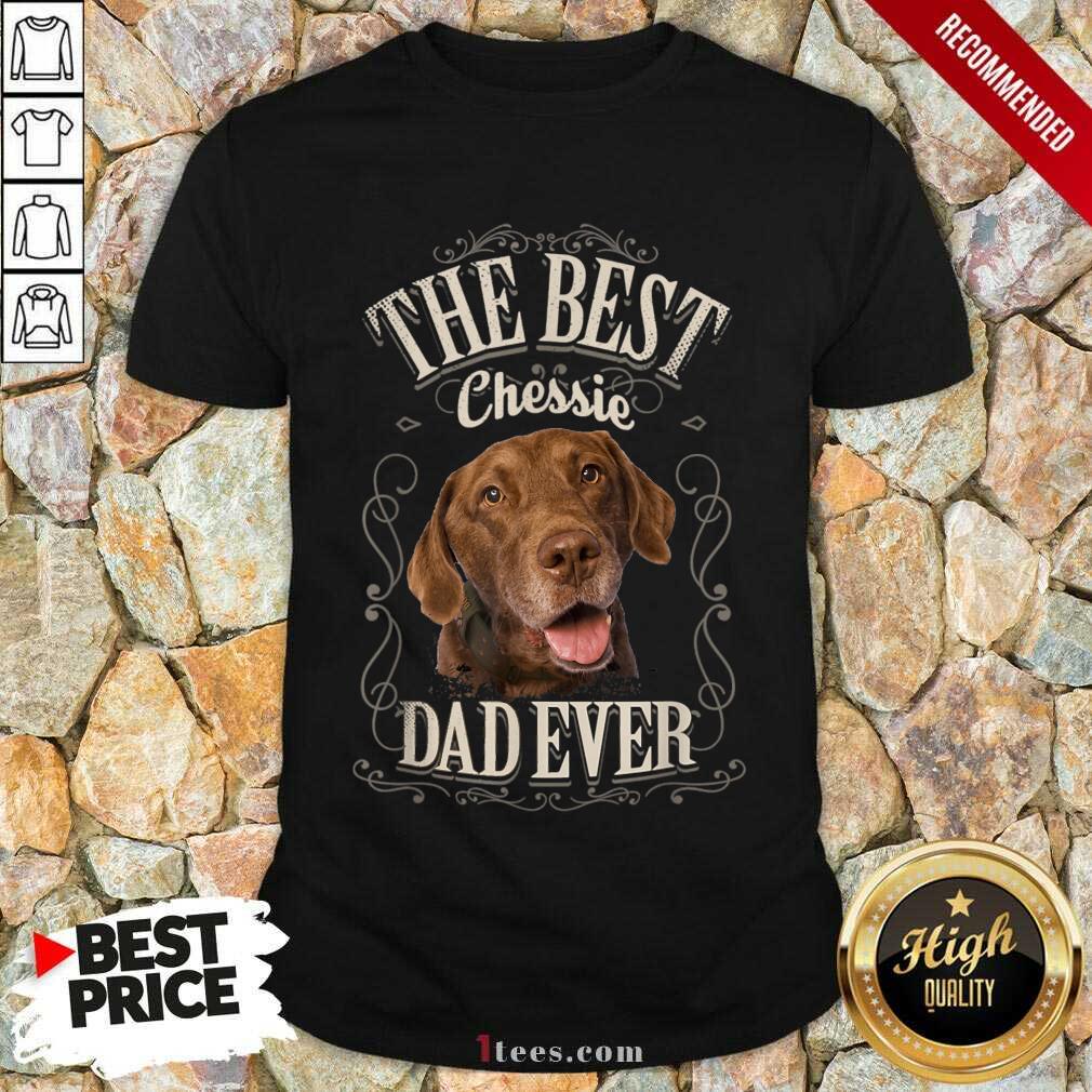 Perfect The Best Chessie Dad Ever Chesapeake Dog Shirt
