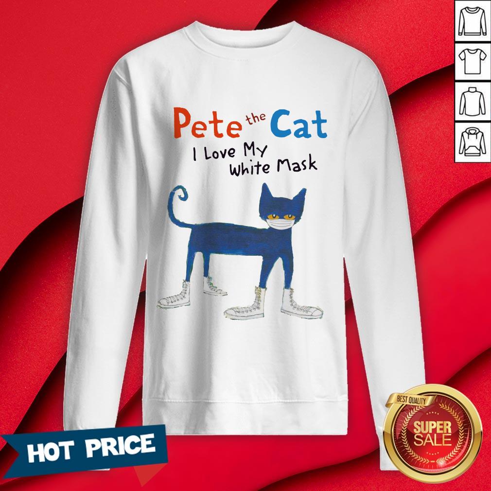Pete The Cat I Love My White Mask Shirt